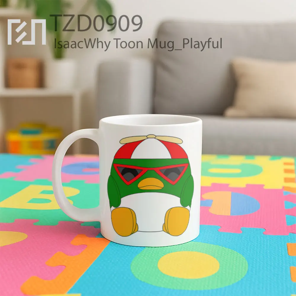 IsaacWhy Toon Mug - All-side / Desain