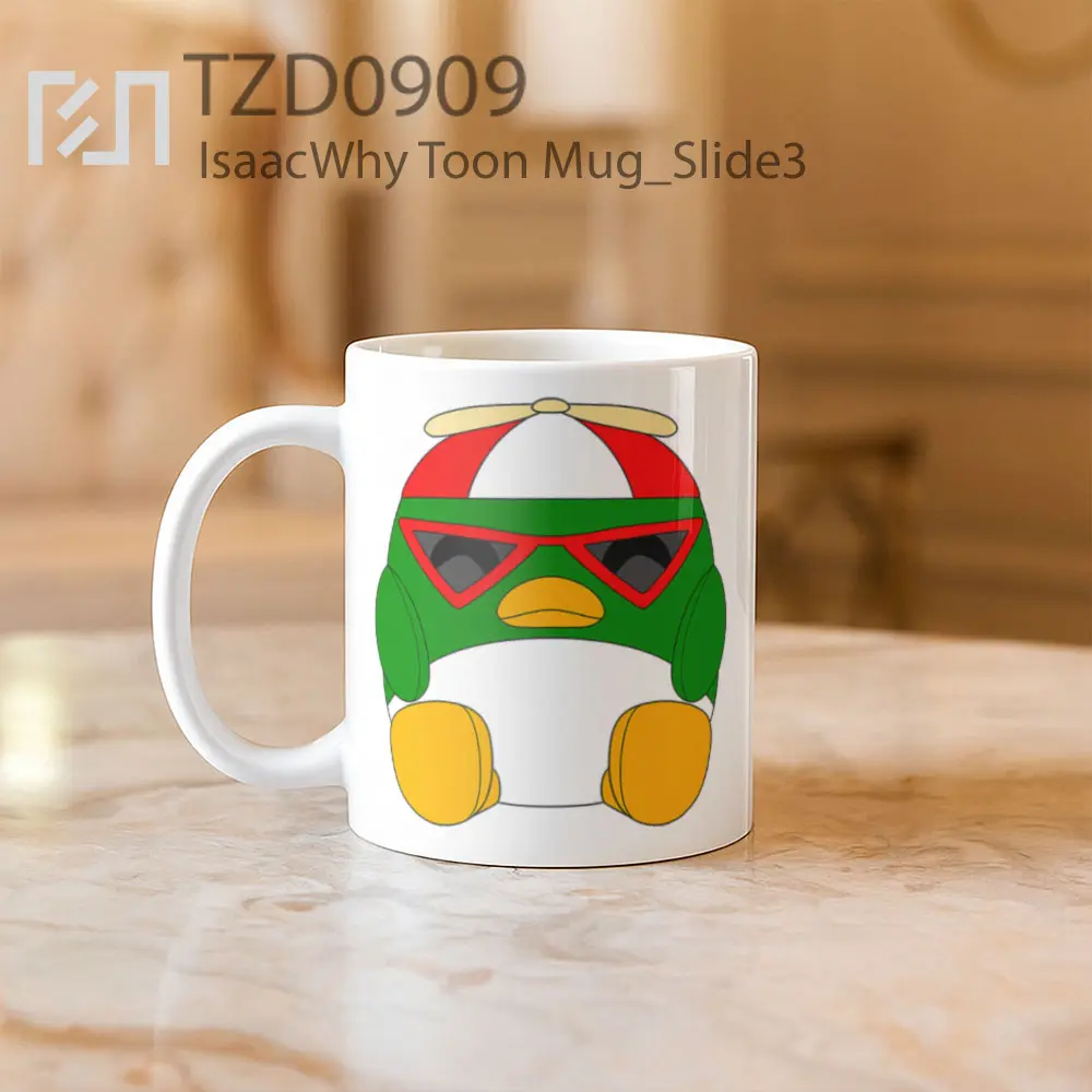 IsaacWhy Toon Mug - All-side / Desain