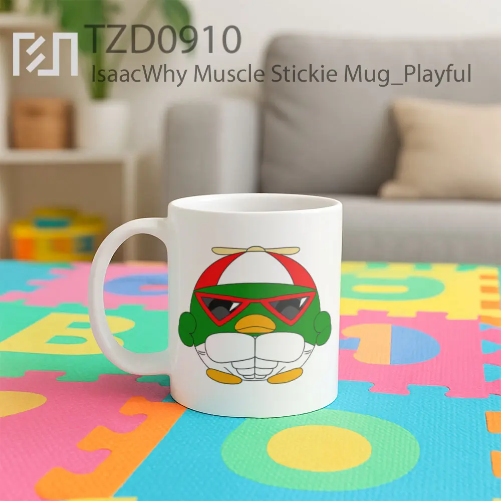 IsaacWhy Muscle Stickie Mug - All-side / Desain