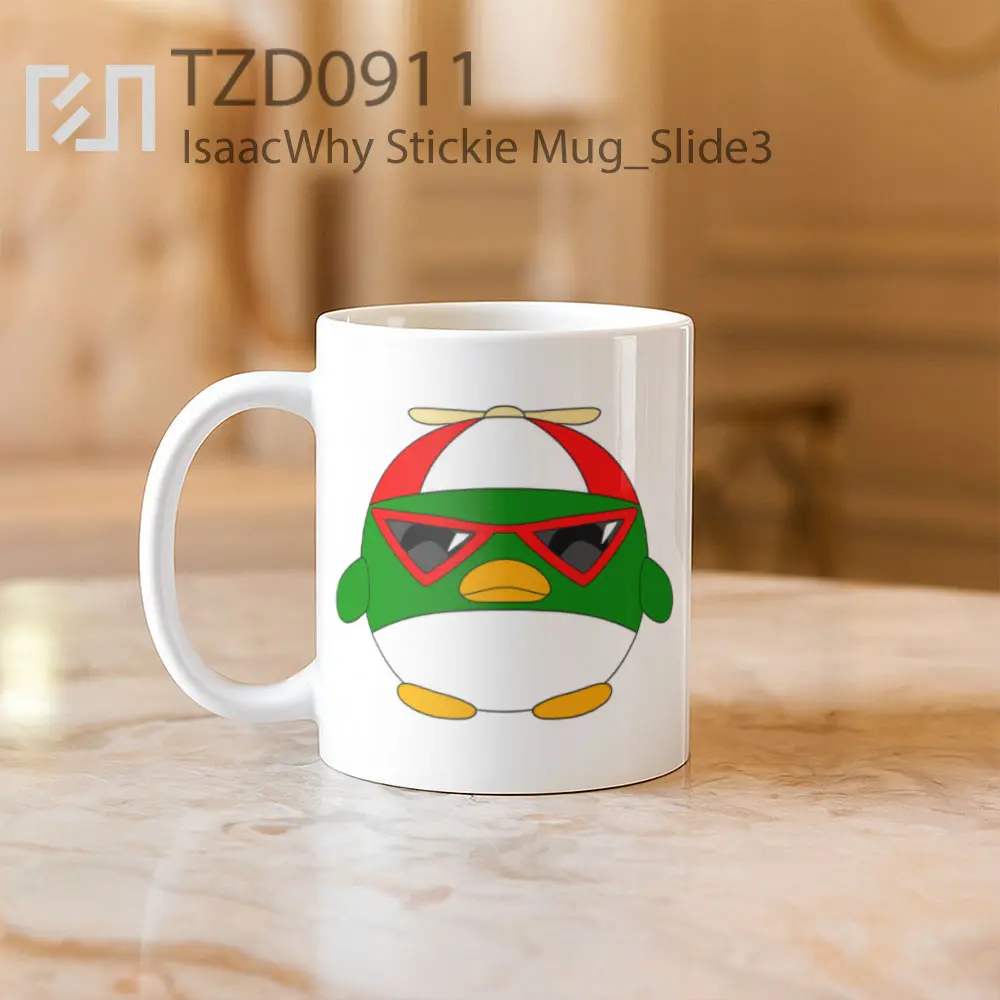 IsaacWhy Stickie Mug - All-side / Desain