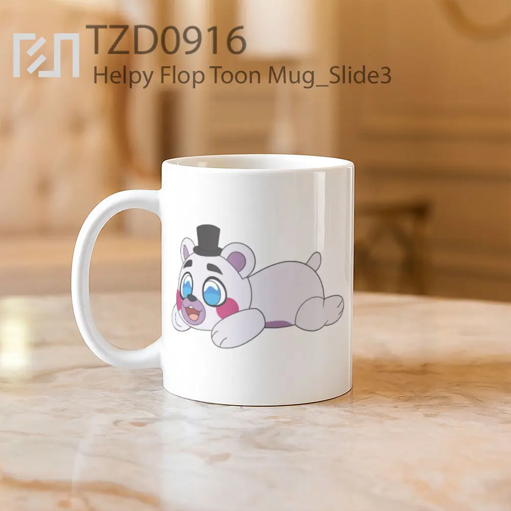 Helpy Flop Toon Mug - All-side / Desain