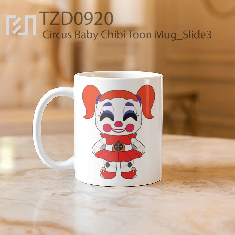 Circus Baby Chibi Toon Mug - All-side / Desain