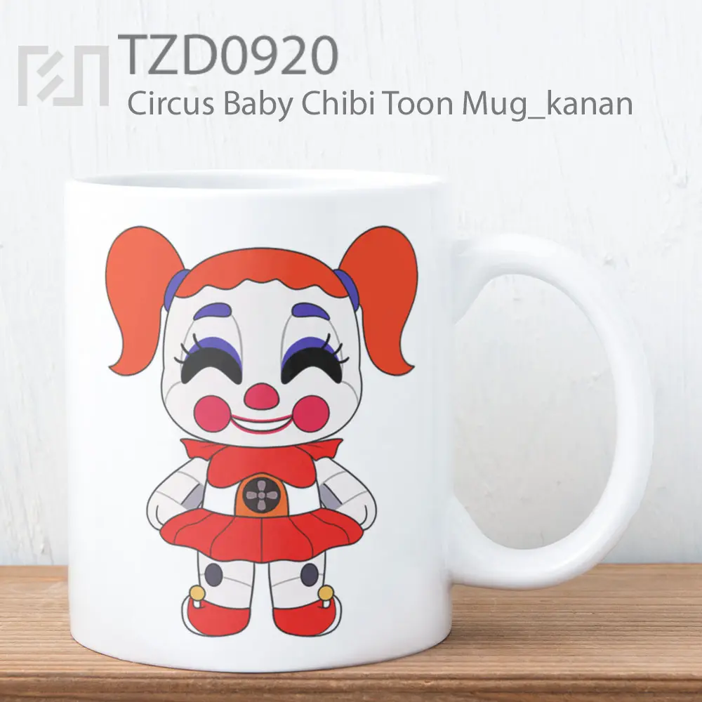 Circus Baby Chibi Toon Mug