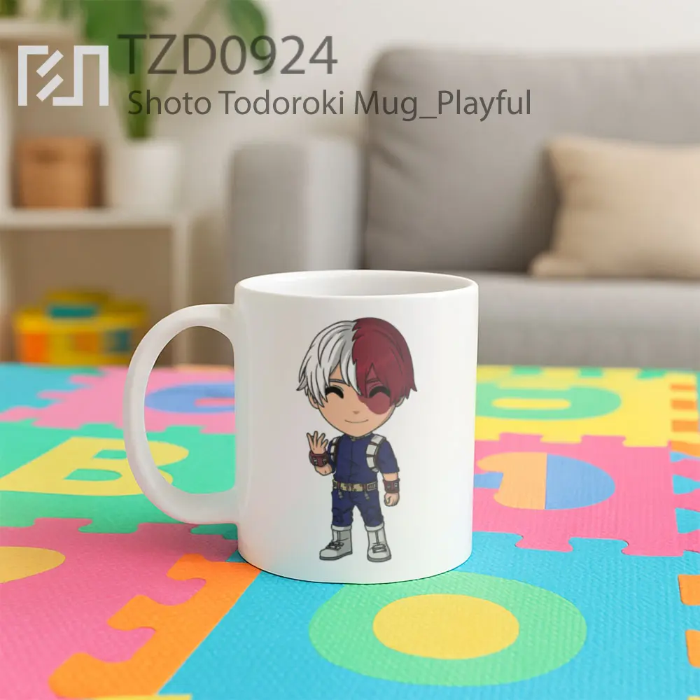 Shoto Todoroki Mug - All-side / Desain