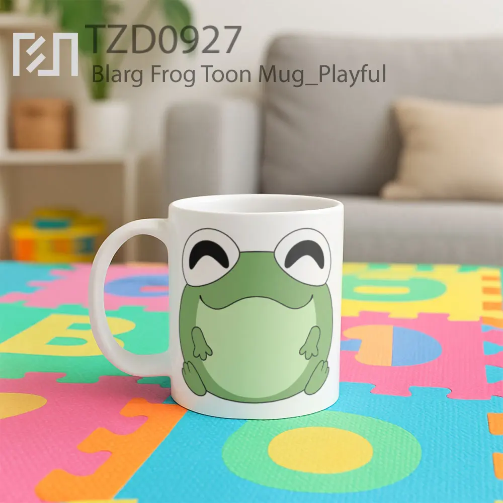 Blarg Frog Toon Mug - All-side / Desain