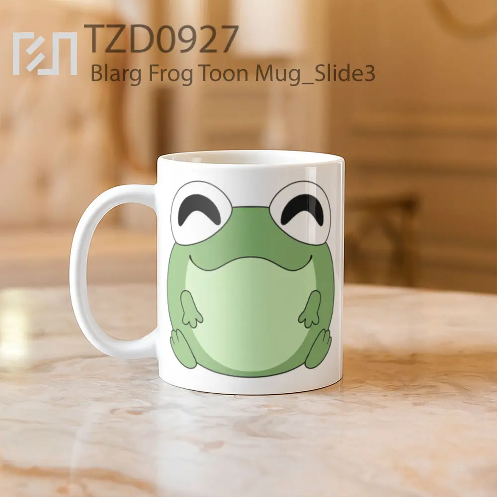Blarg Frog Toon Mug - All-side / Desain