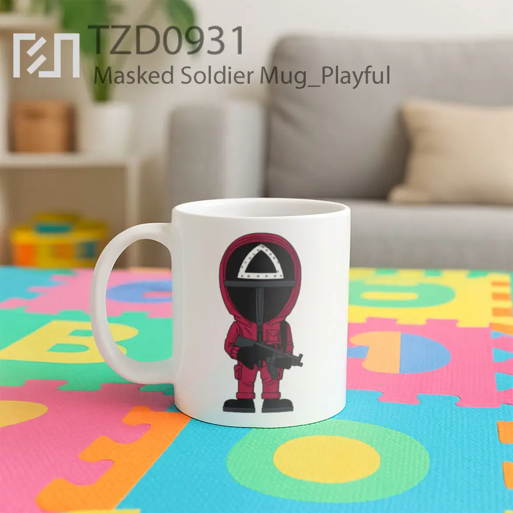 Masked Soldier Mug - All-side / Desain