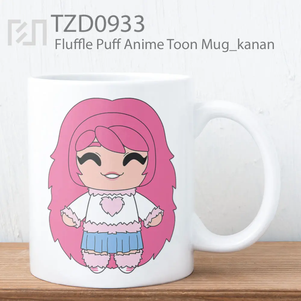 Fluffle Puff Anime Toon Mug