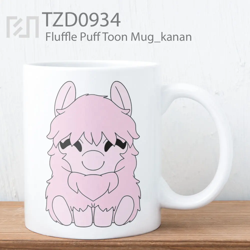 Fluffle Puff Toon Mug