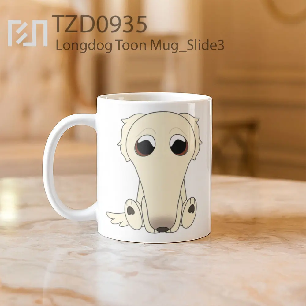 Longdog Toon Mug - All-side / Desain