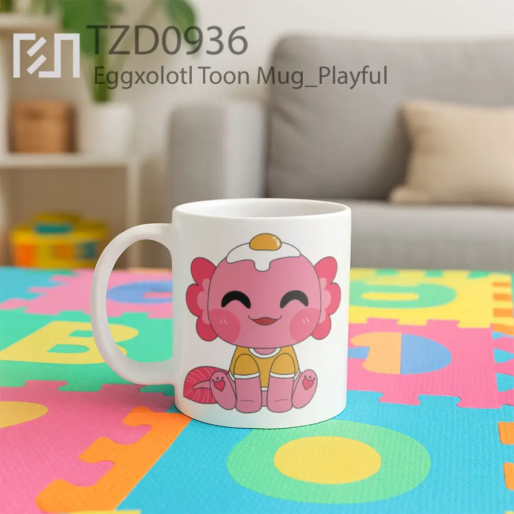 Eggxolotl Toon Mug - All-side / Desain
