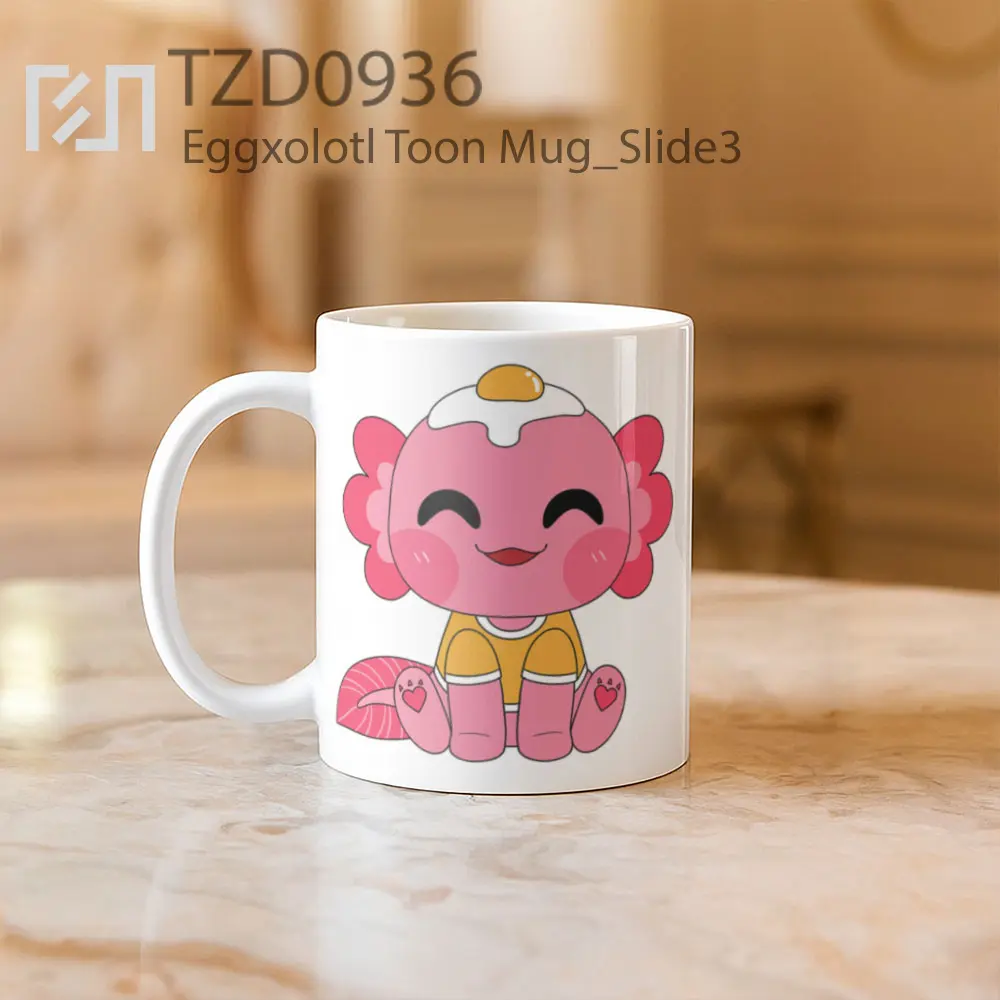 Eggxolotl Toon Mug - All-side / Desain