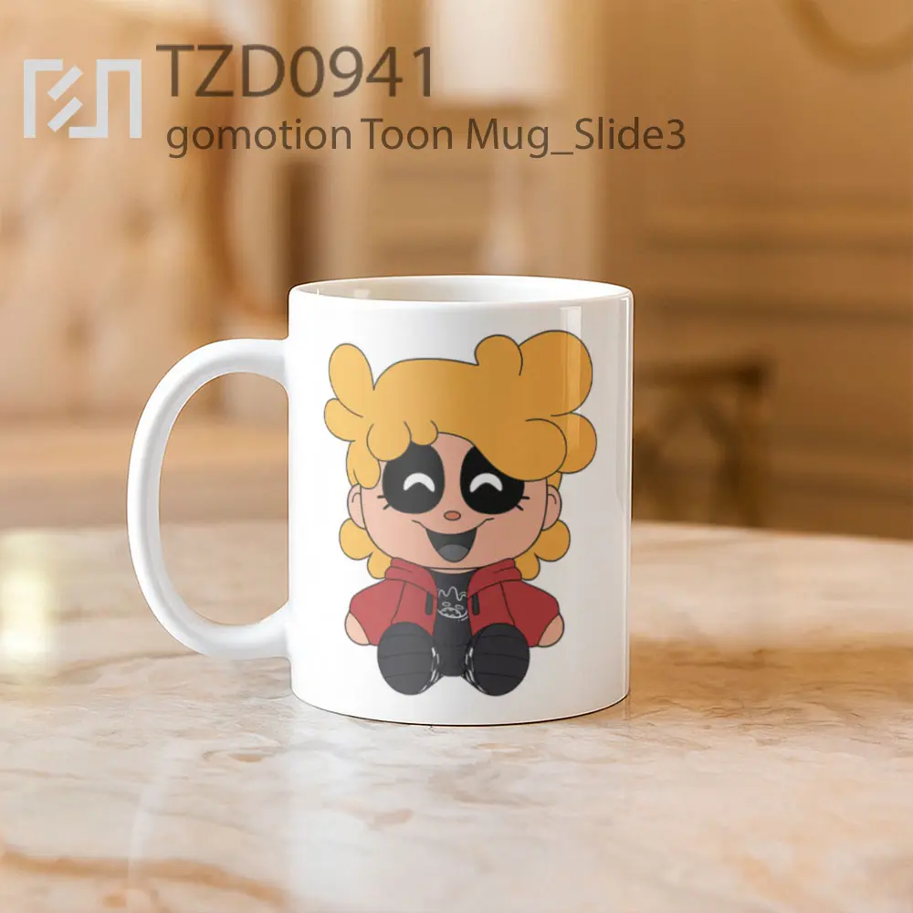 gomotion Toon Mug - All-side / Desain