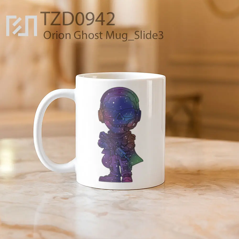 Orion Ghost Mug - All-side / Desain