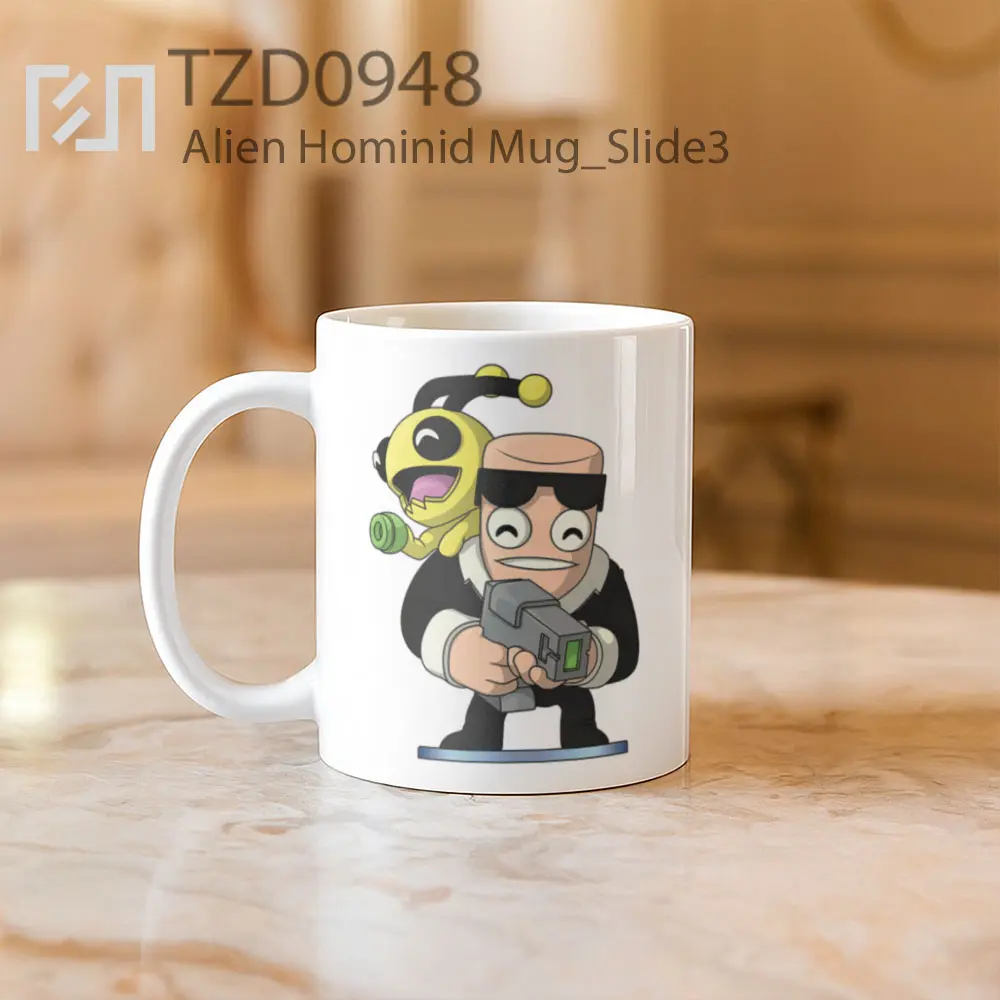 Alien Hominid Mug - All-side / Desain