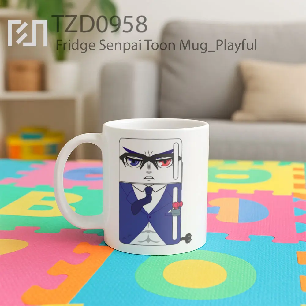 Fridge Senpai Toon Mug - All-side / Desain