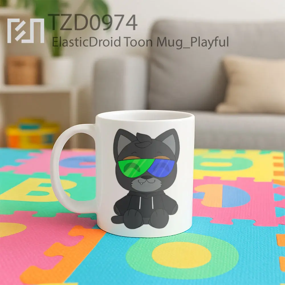 ElasticDroid Toon Mug - All-side / Desain