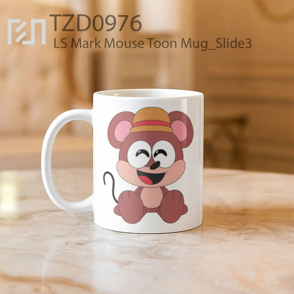 LS Mark Mouse Toon Mug - All-side / Desain