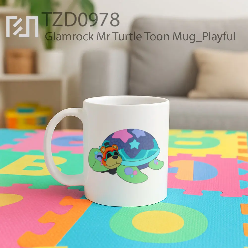Glamrock Mr Turtle Toon Mug - All-side / Desain