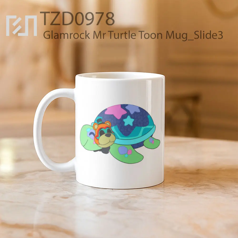 Glamrock Mr Turtle Toon Mug - All-side / Desain