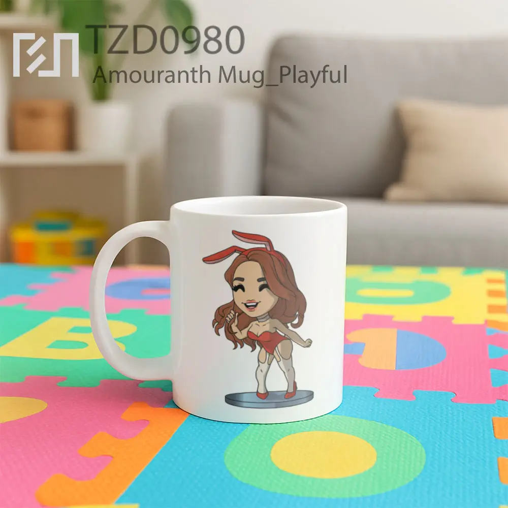Amouranth Mug - All-side / Desain