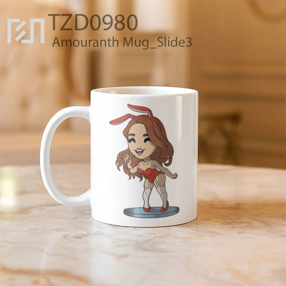 Amouranth Mug - All-side / Desain