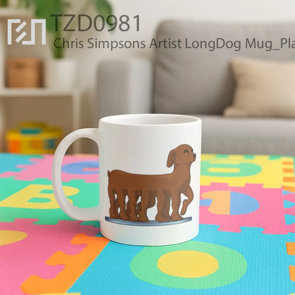 Chris Simpsons Artist LongDog Mug - All-side / Desain