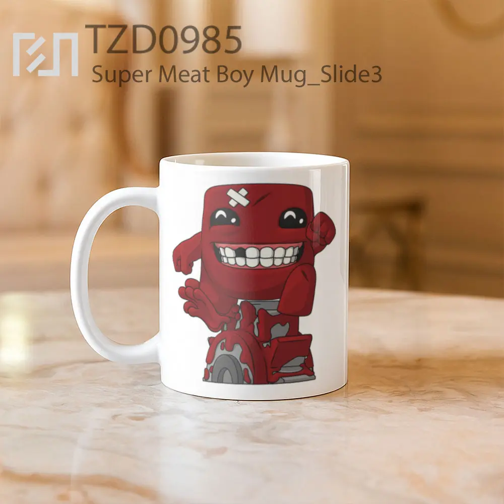 Super Meat Boy Mug - All-side / Desain