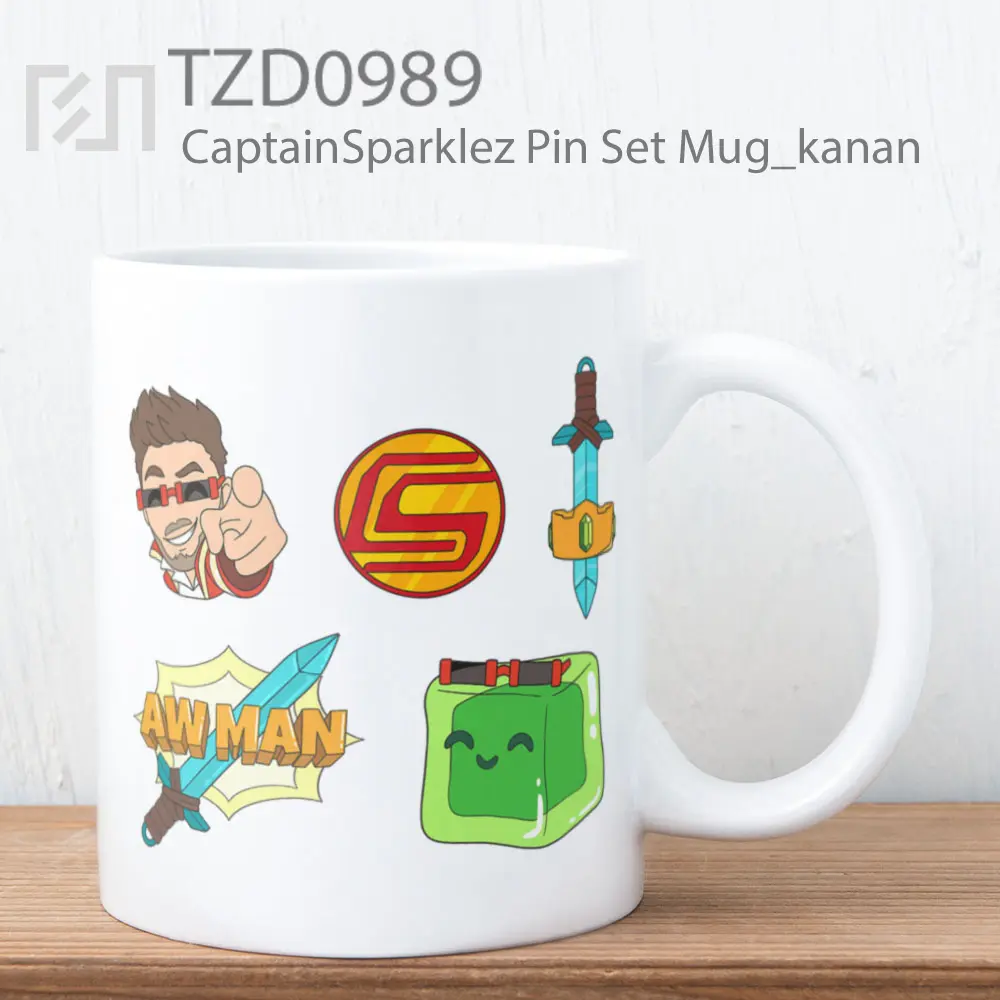 CaptainSparklez Pin Set Mug