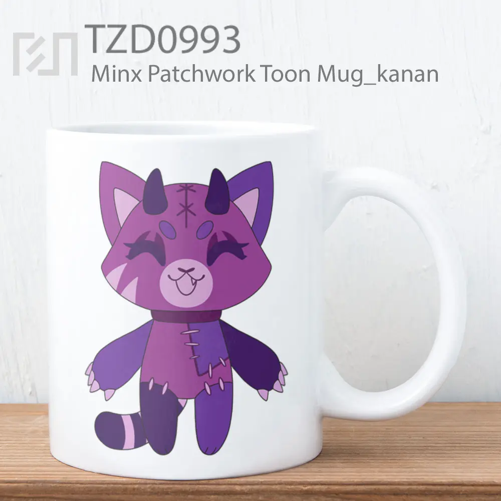 Minx Patchwork Toon Mug