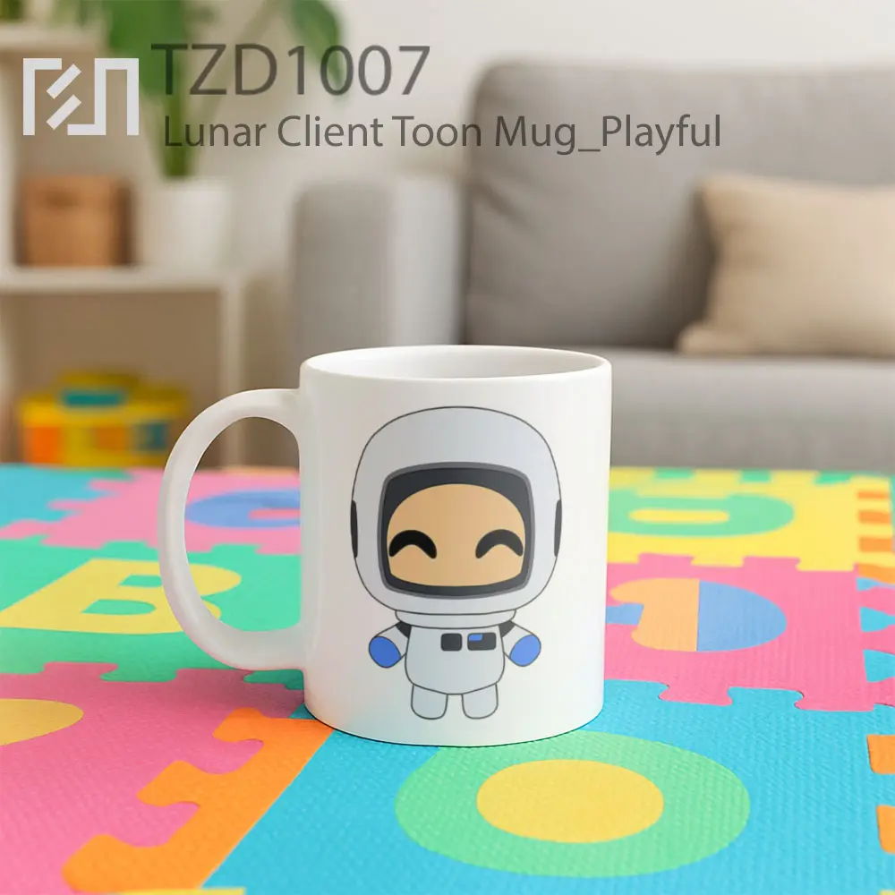 Lunar Client Toon Mug - All-side / Desain
