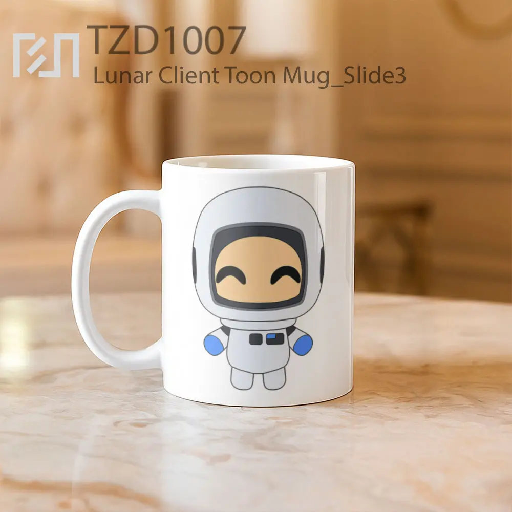 Lunar Client Toon Mug - All-side / Desain