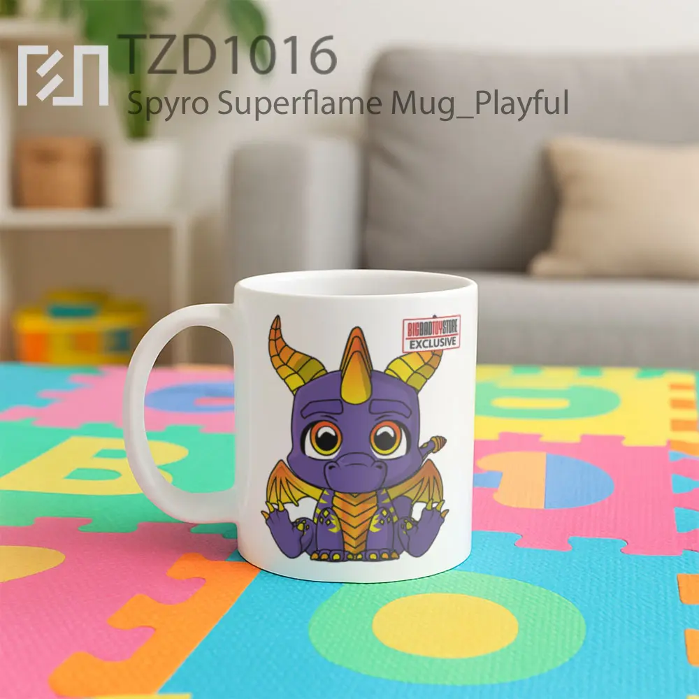 Spyro Superflame Mug - All-side / Desain