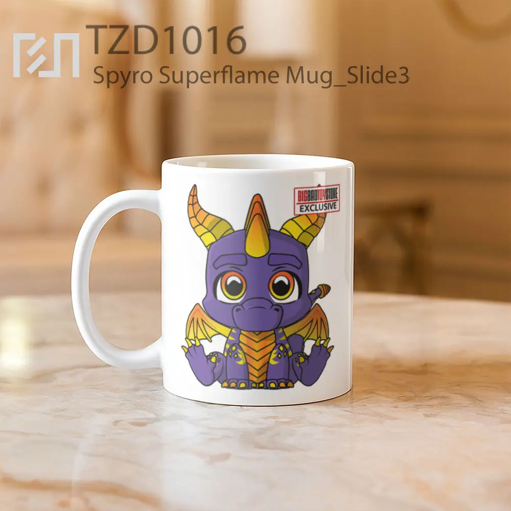 Spyro Superflame Mug - All-side / Desain