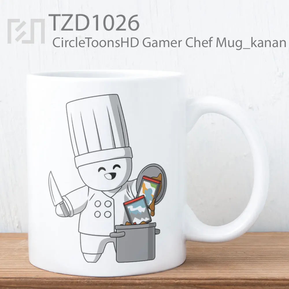 CircleToonsHD Gamer Chef Mug