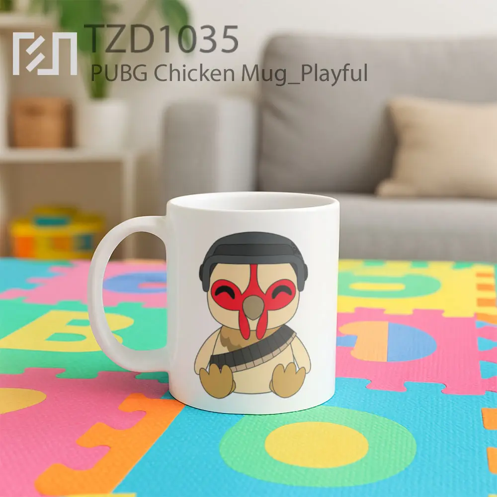 PUBG Chicken Mug - All-side / Desain