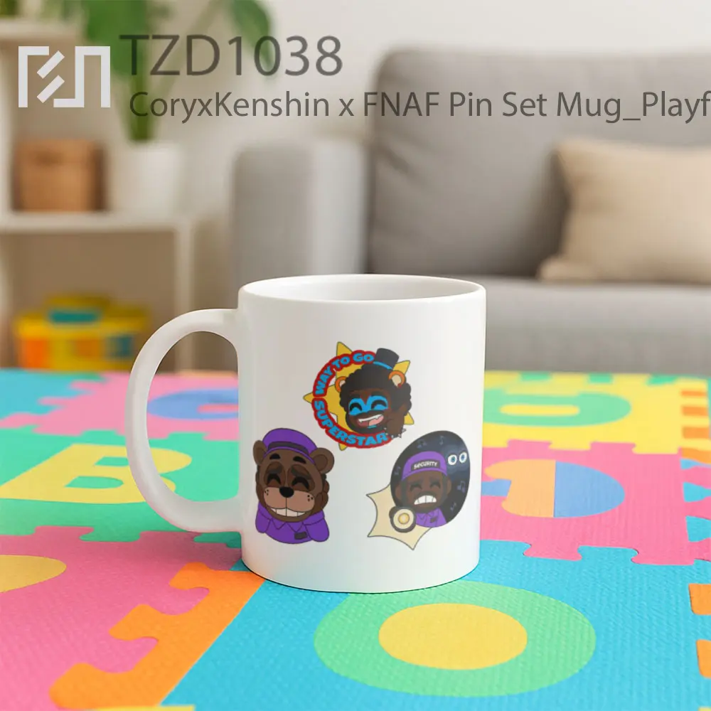 CoryxKenshin x FNAF Pin Set Mug - All-side / Desain