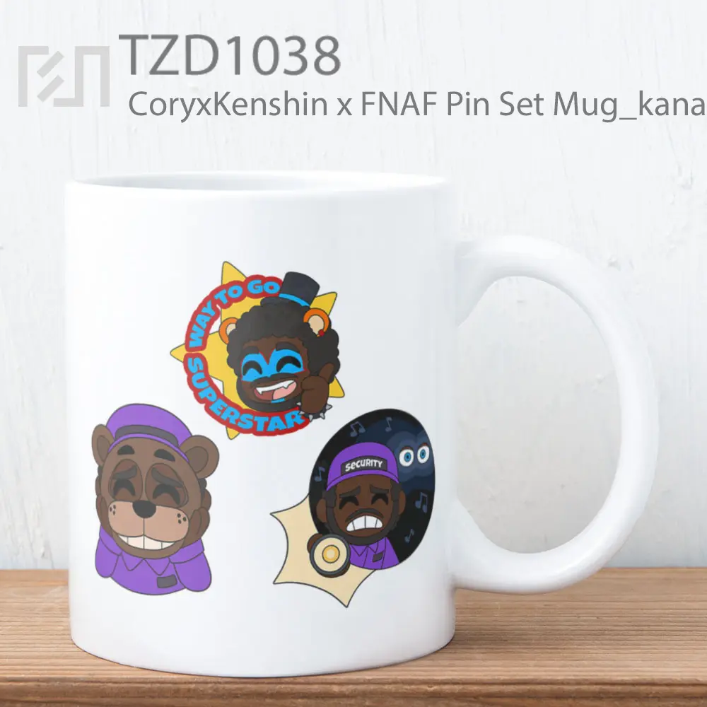 CoryxKenshin x FNAF Pin Set Mug