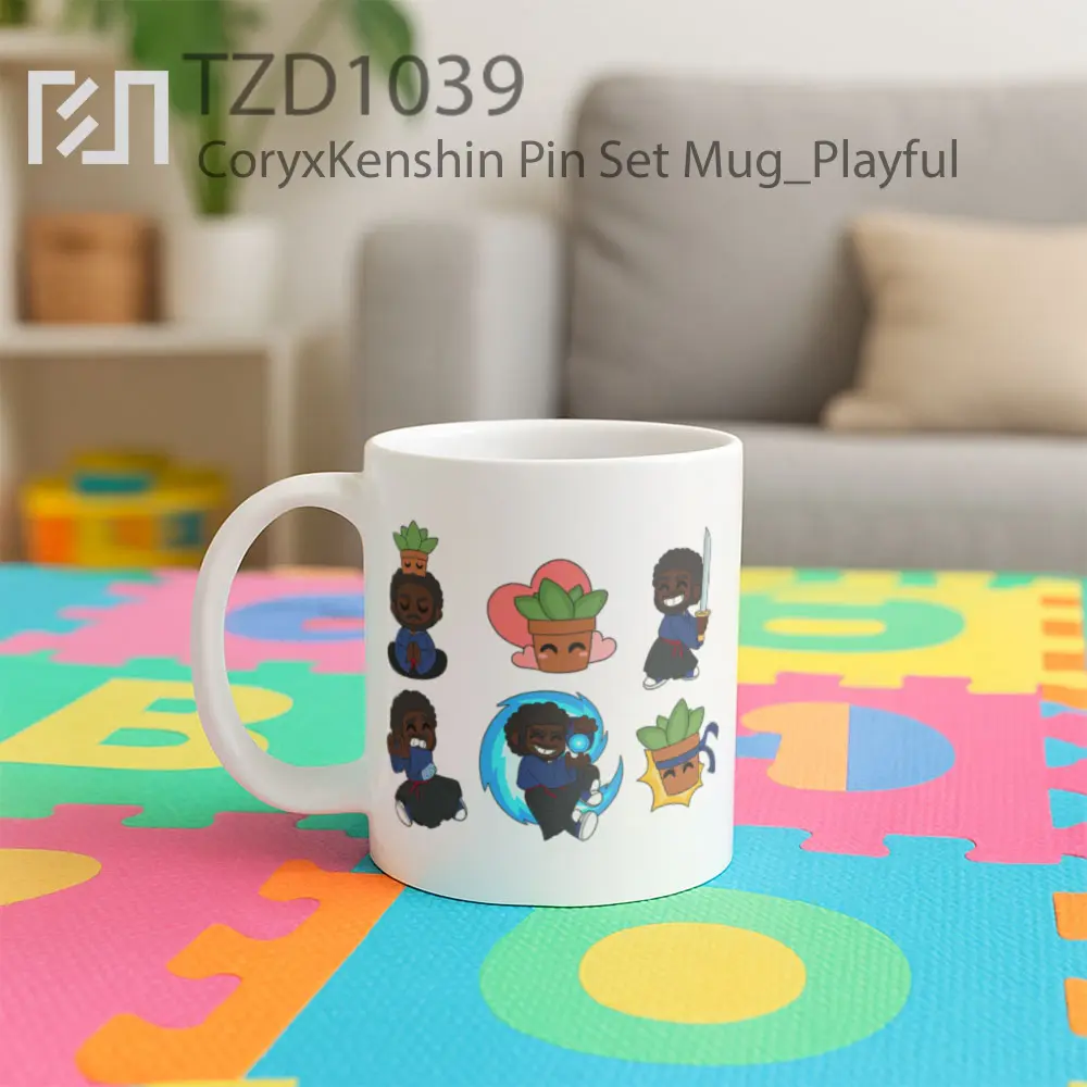 CoryxKenshin Pin Set Mug - All-side / Desain