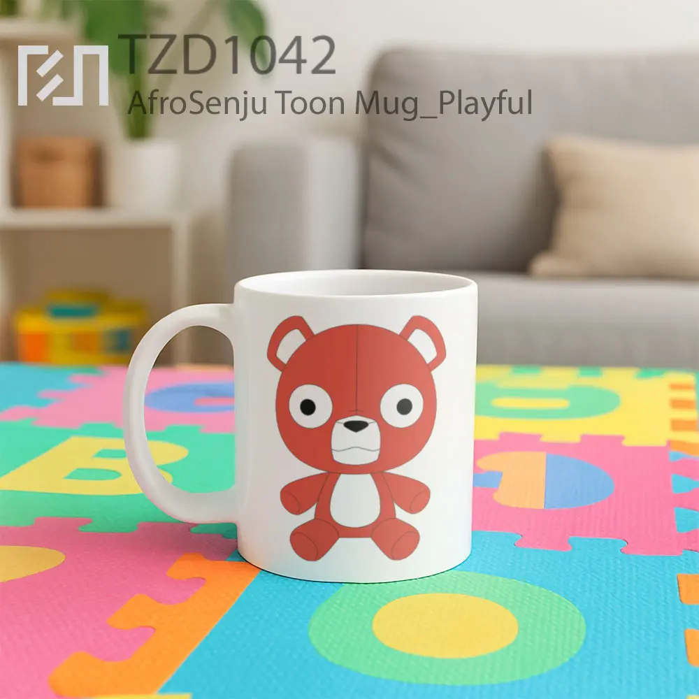 AfroSenju Toon Mug - All-side / Desain
