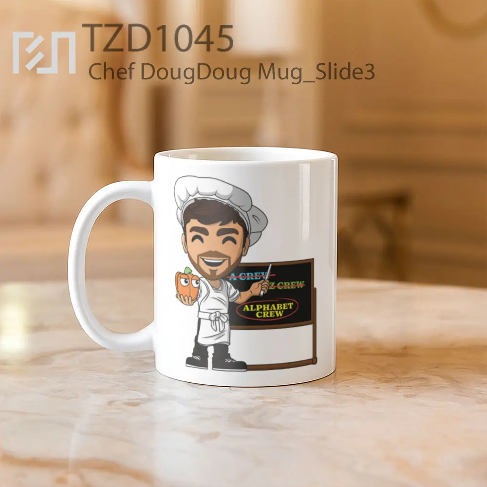 Chef DougDoug Mug - All-side / Desain