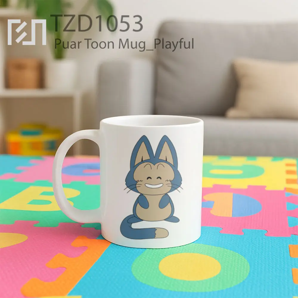 Puar Toon Mug - All-side / Desain