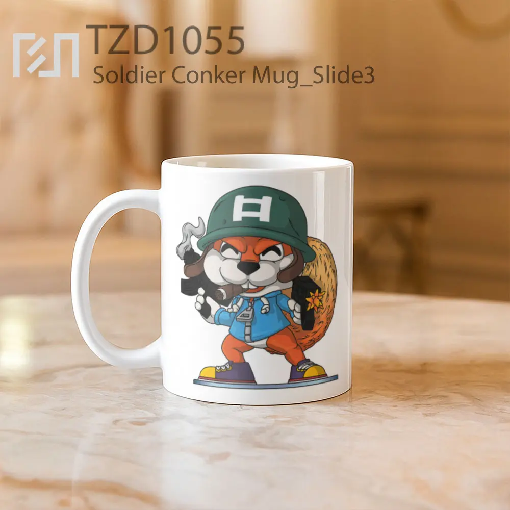 Soldier Conker Mug - All-side / Desain