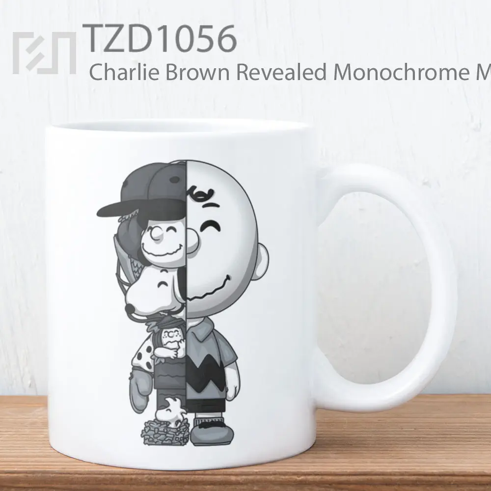 Charlie Brown Revealed Monochrome Mug