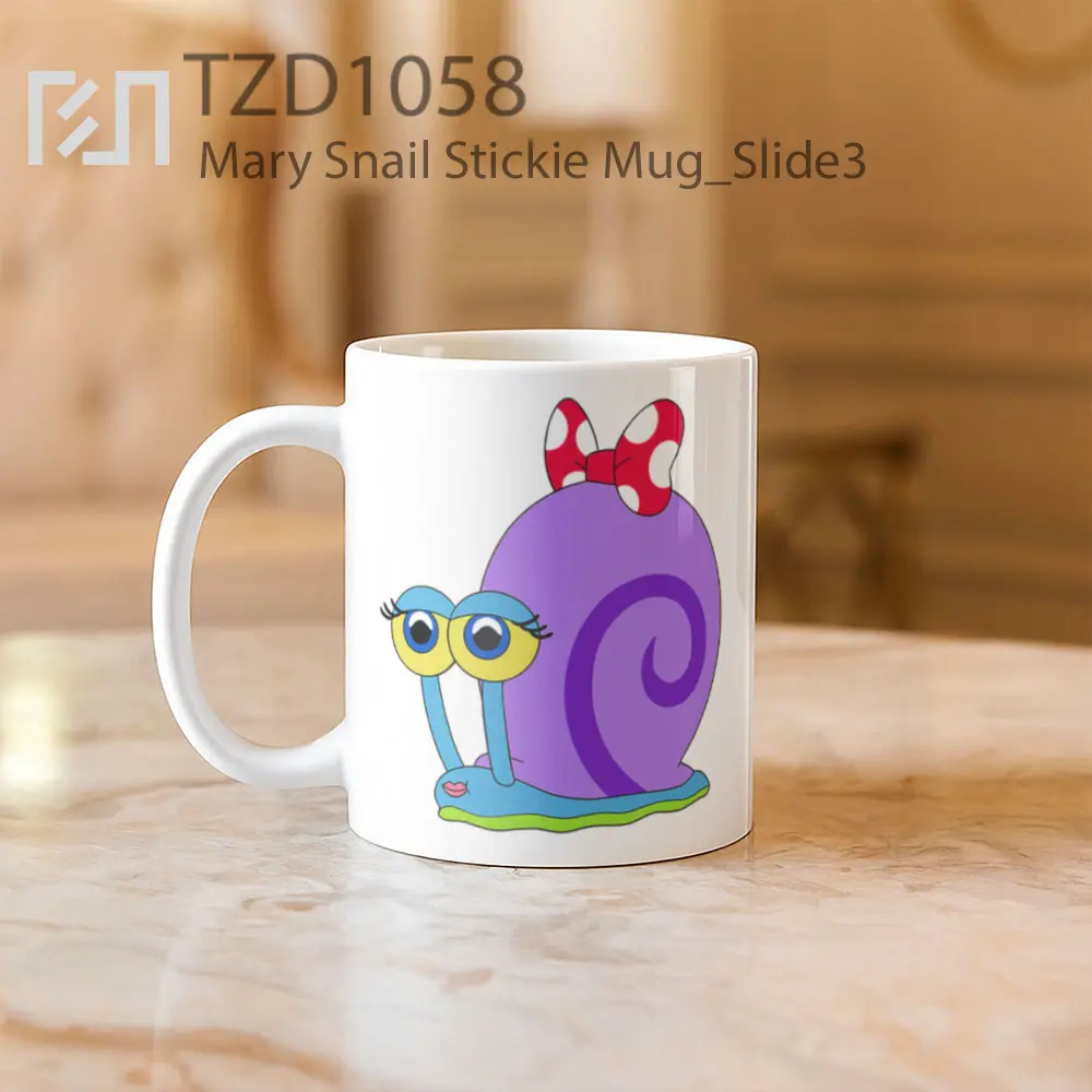 Mary Snail Stickie Mug - All-side / Desain