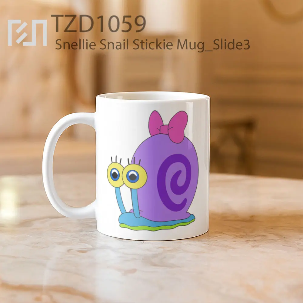 Snellie Snail Stickie Mug - All-side / Desain