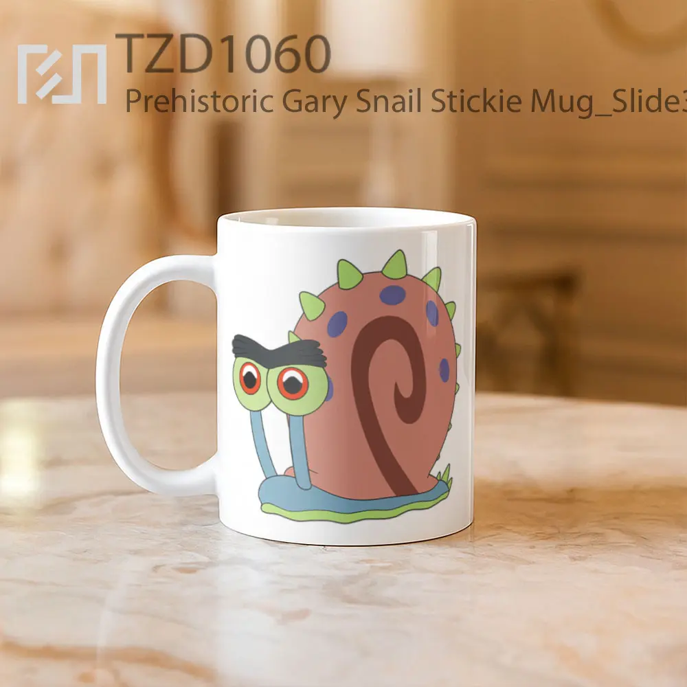 Prehistoric Gary Snail Stickie Mug - All-side / Desain