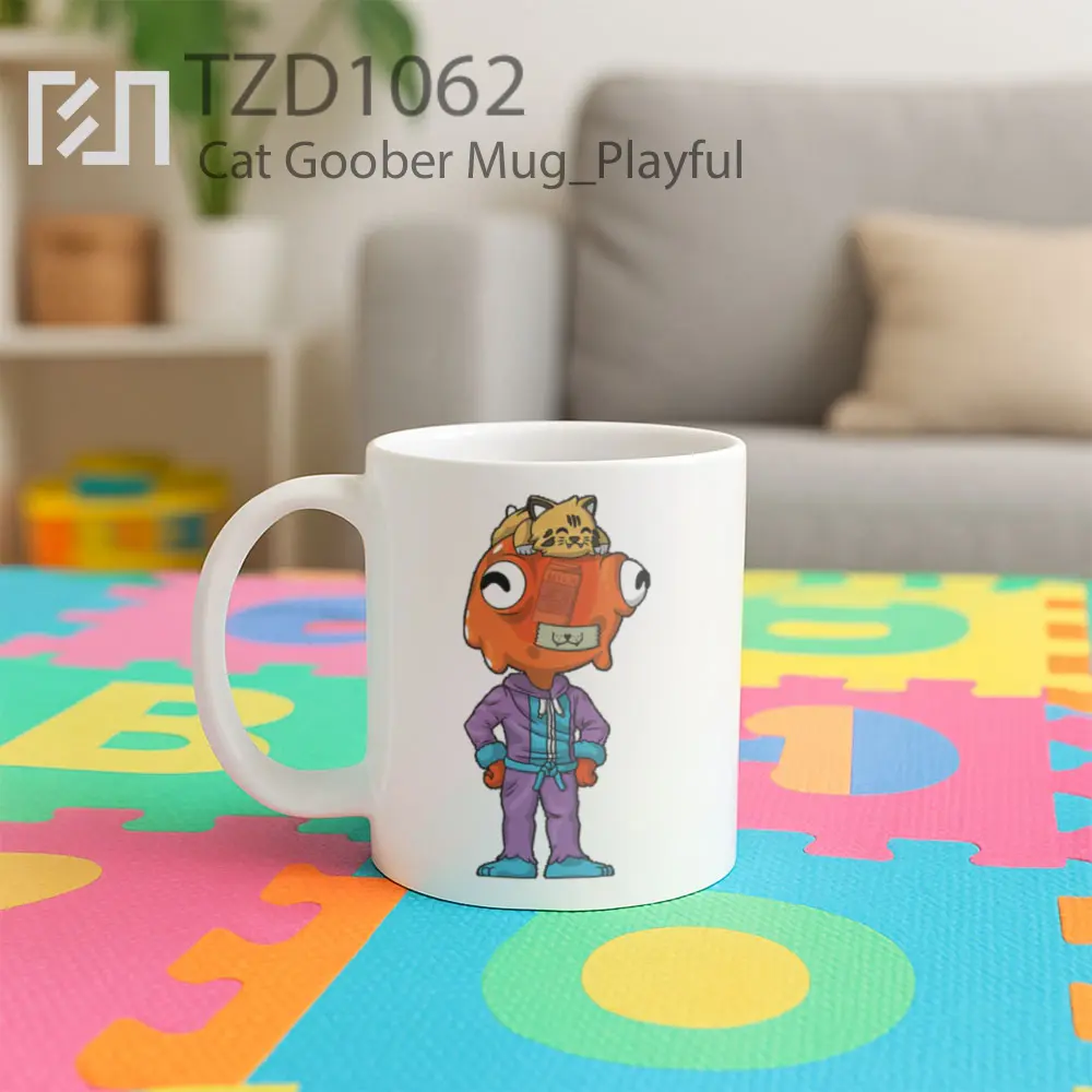 Cat Goober Mug - All-side / Desain