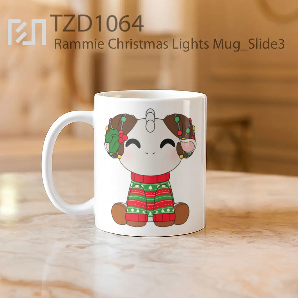 Rammie Christmas Lights Mug - All-side / Desain