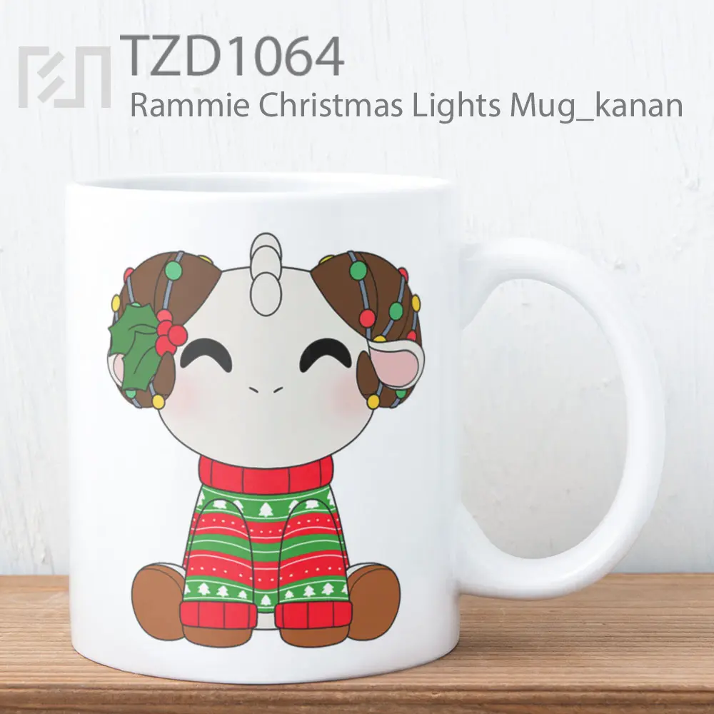 Rammie Christmas Lights Mug